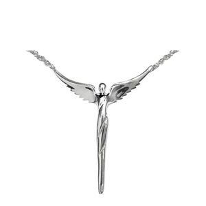 Lavaggi Silver Petite Angel of Reconciliation Pendant Necklace